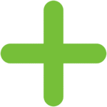 Plus icon - green