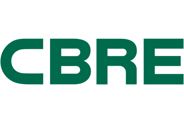 CBRE logo.